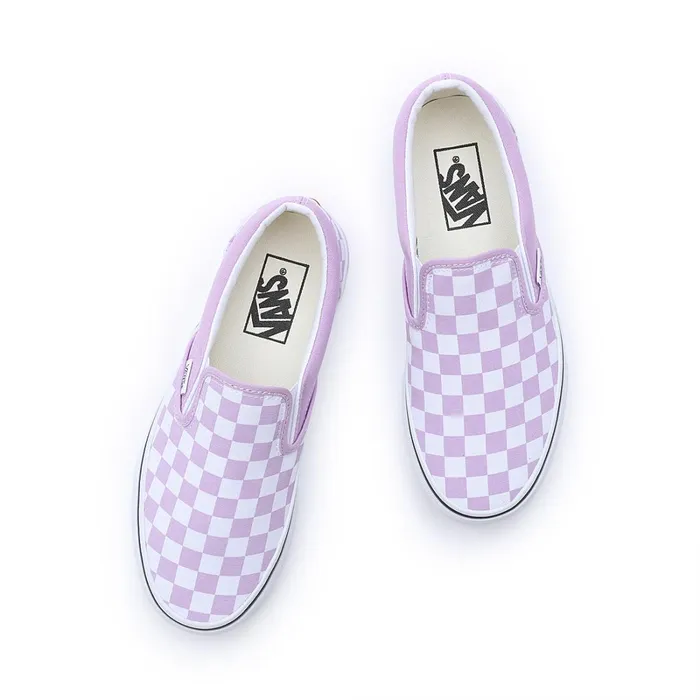 Vans Classics Men Color Theory Classic SlipOn Shoes Purple