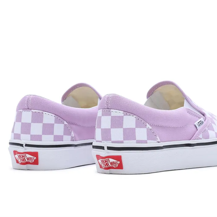 Vans Classics Men Color Theory Classic SlipOn Shoes Purple