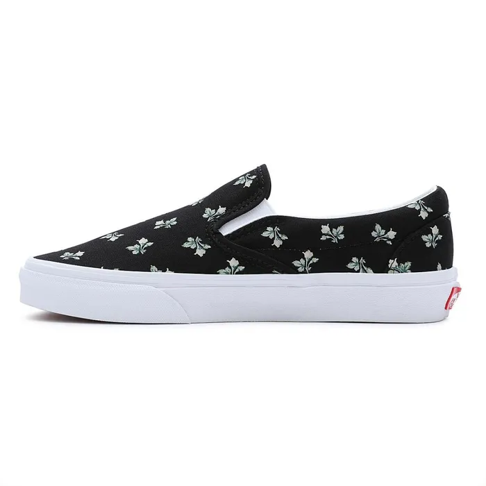 Vans Classics Men Floral Classic SlipOn Shoes Black