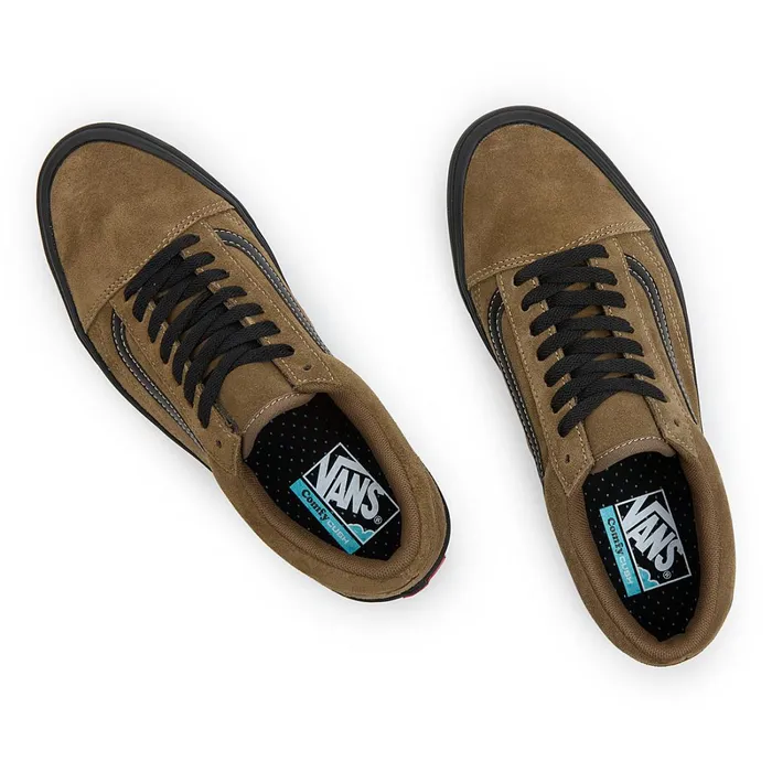 Vans Classics Men Old Skool ComfyCush Suede Shoes Brown