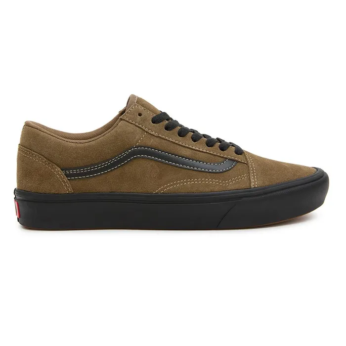 Vans Classics Men Old Skool ComfyCush Suede Shoes Brown