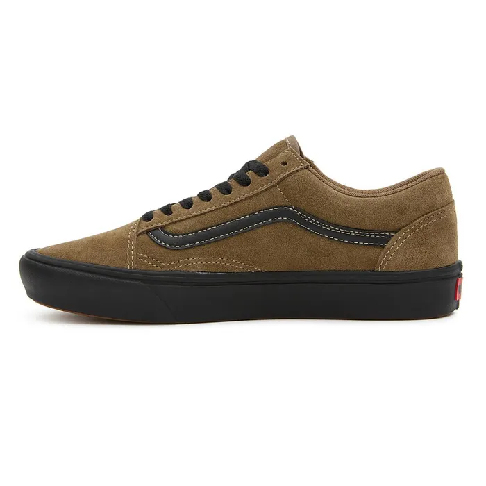 Vans Classics Men Old Skool ComfyCush Suede Shoes Brown