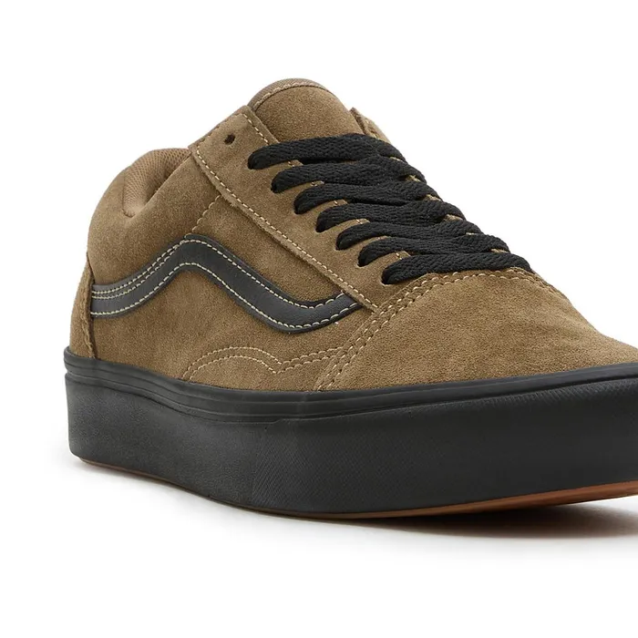 Vans Classics Men Old Skool ComfyCush Suede Shoes Brown
