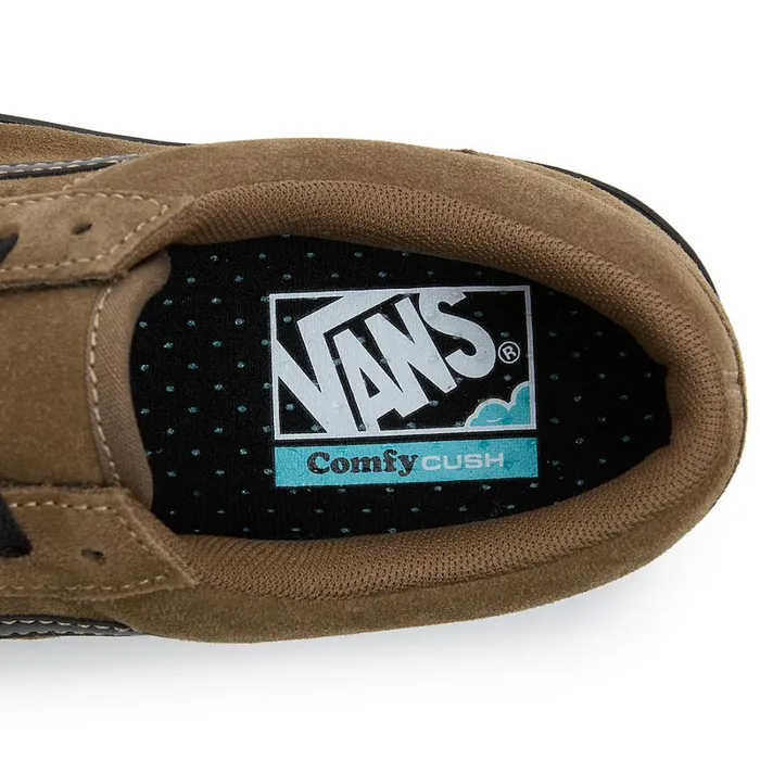 Vans Classics Men Old Skool ComfyCush Suede Shoes Brown
