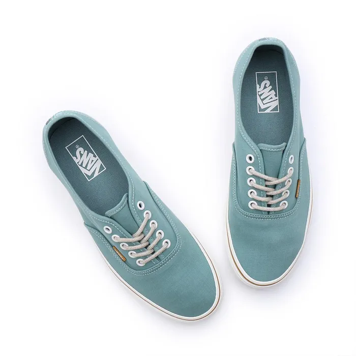 Vans Classics Women Authentic Embroidered Check Shoes Green