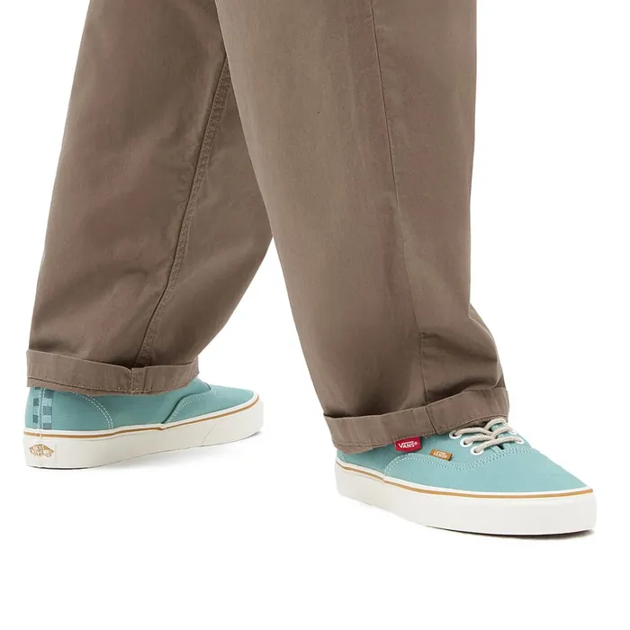 Vans Classics Women Authentic Embroidered Check Shoes Green