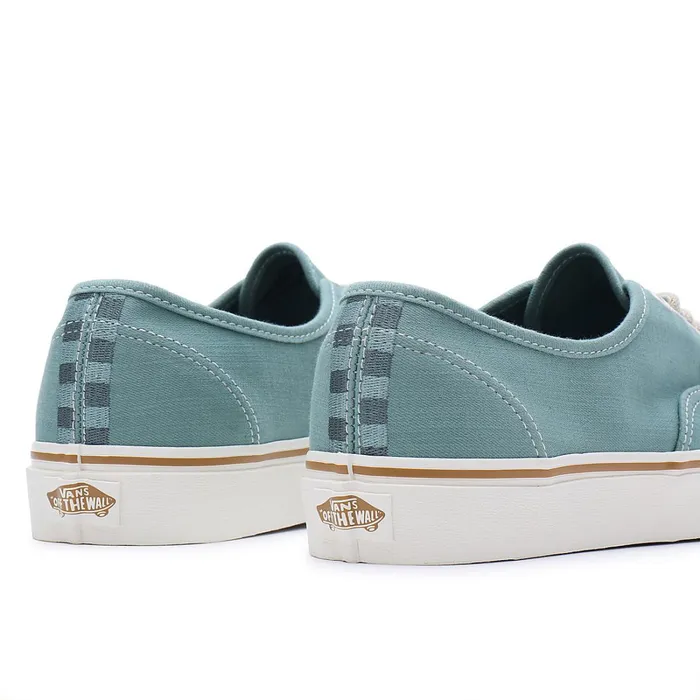 Vans Classics Women Authentic Embroidered Check Shoes Green