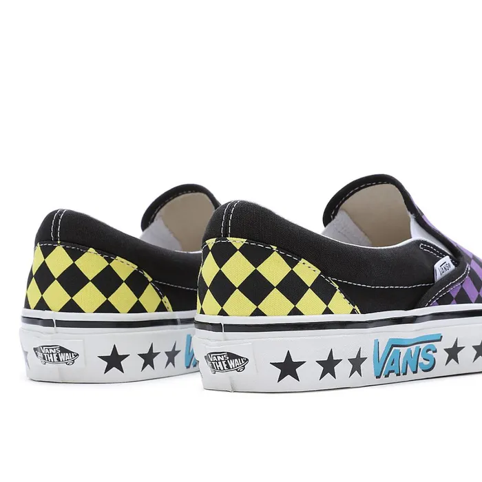 Vans Classics Women Diamond Check Classic SlipOn 98 DX Shoes Purple