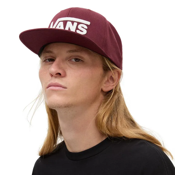 Vans Hats and Beanies Men Drop V II Snapback Hat Brown