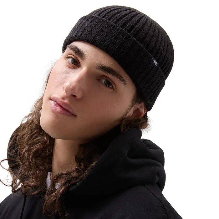 Vans Hats and Beanies Men Shallow Cuff Beanie Black