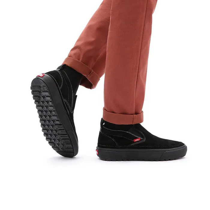 Vans HiTop Shoes Men Mid Slip MTE1 Shoes Black