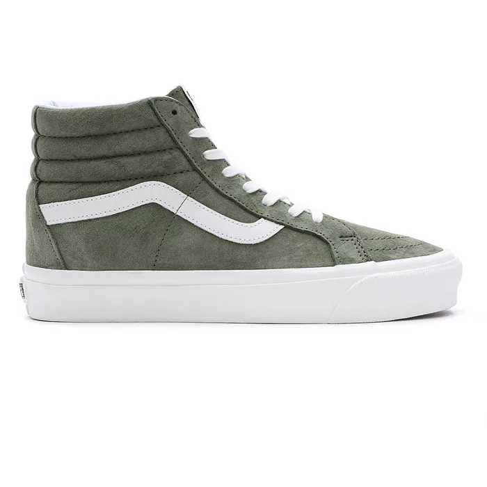 Vans HiTop Shoes Men Pig Suede Sk8Hi 38 DX Shoes Green