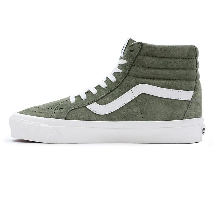 Vans HiTop Shoes Men Pig Suede Sk8Hi 38 DX Shoes Green