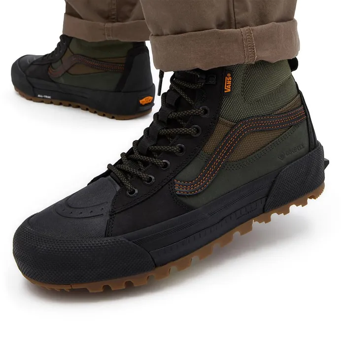 Vans HiTop Shoes Men Sk8Hi GoreTex MTE3 Shoes Green