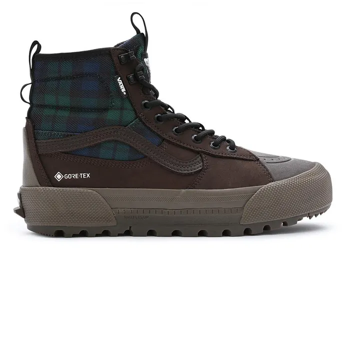 Vans HiTop Shoes Men Sk8Hi GORETEX MTE3 Shoes Green Brown
