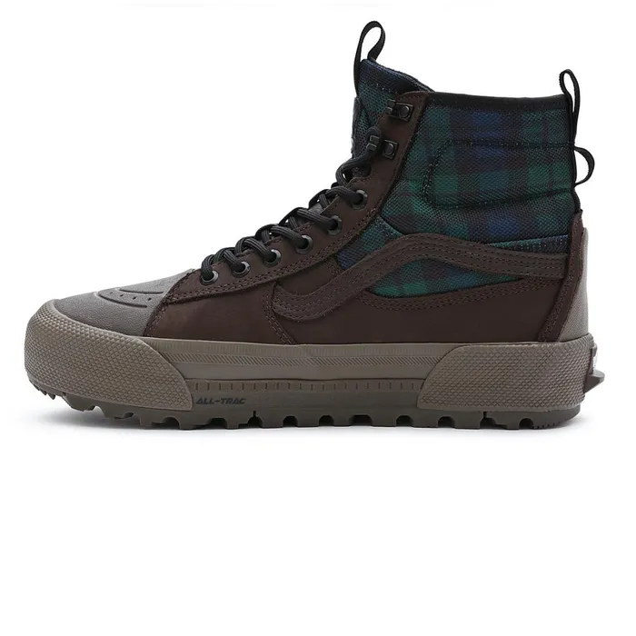 Vans HiTop Shoes Men Sk8Hi GORETEX MTE3 Shoes Green Brown
