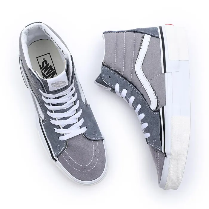 Vans HiTop Shoes Men Sk8Hi Reconstruct Shoes Grey