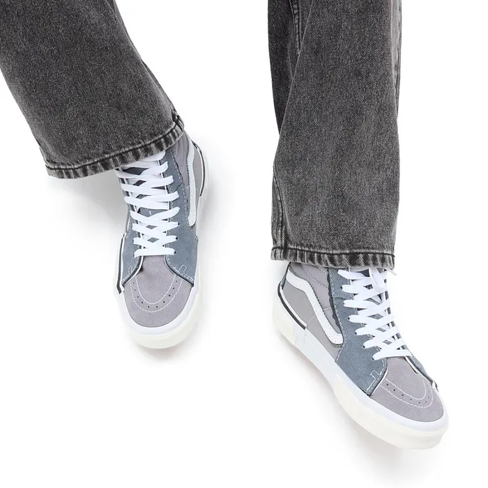 Vans HiTop Shoes Men Sk8Hi Reconstruct Shoes Grey