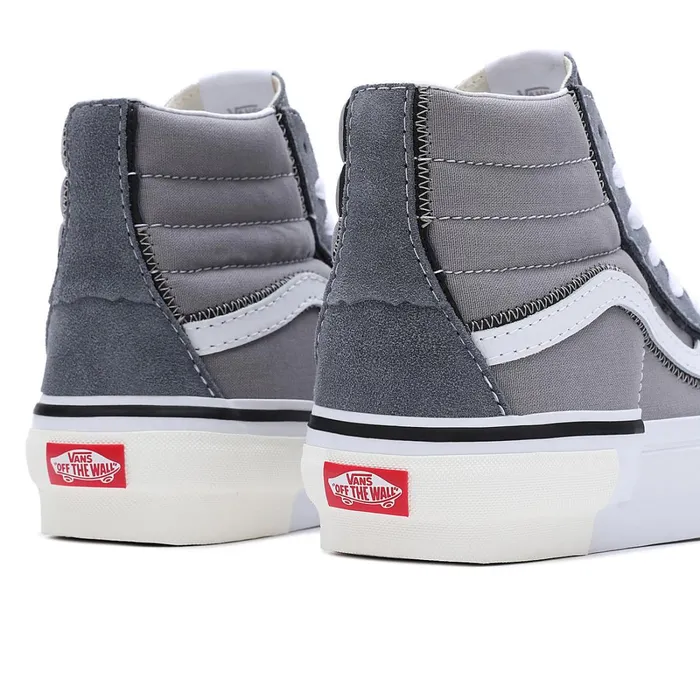 Vans HiTop Shoes Men Sk8Hi Reconstruct Shoes Grey