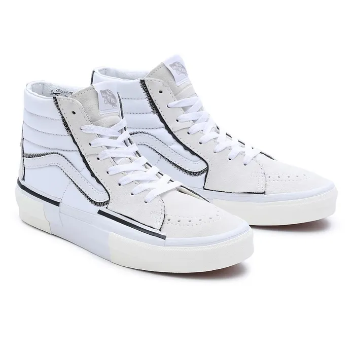 Vans HiTop Shoes Men Sk8Hi Reconstruct Shoes White