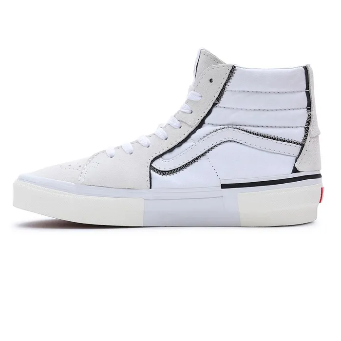 Vans HiTop Shoes Men Sk8Hi Reconstruct Shoes White