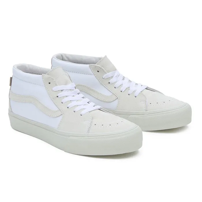 Vans HiTop Shoes Men Vault By X JJJJound Sk8Mid LX Shoes White
