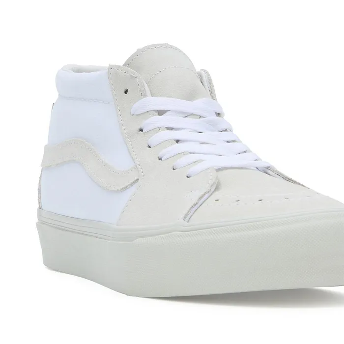Vans HiTop Shoes Men Vault By X JJJJound Sk8Mid LX Shoes White