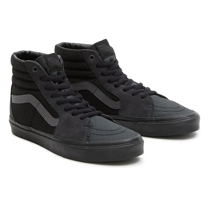 Vans HiTop Shoes Women Ballistic Mix Sk8Hi Shoes Black