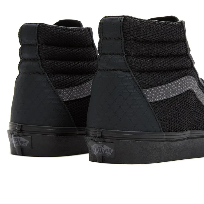 Vans HiTop Shoes Women Ballistic Mix Sk8Hi Shoes Black