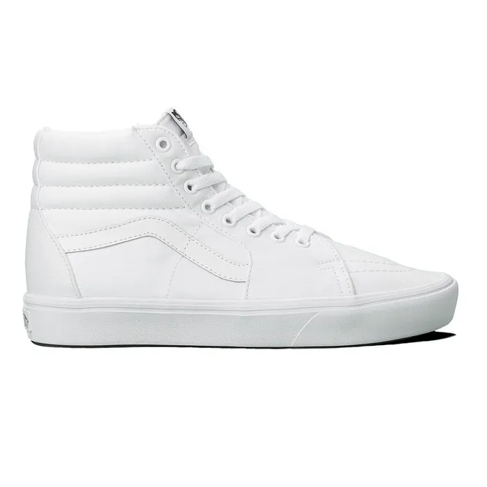 Vans HiTop Shoes Women Classic Comfycush Sk8Hi Shoes White