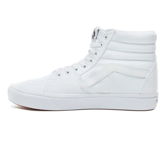 Vans HiTop Shoes Women Classic Comfycush Sk8Hi Shoes White