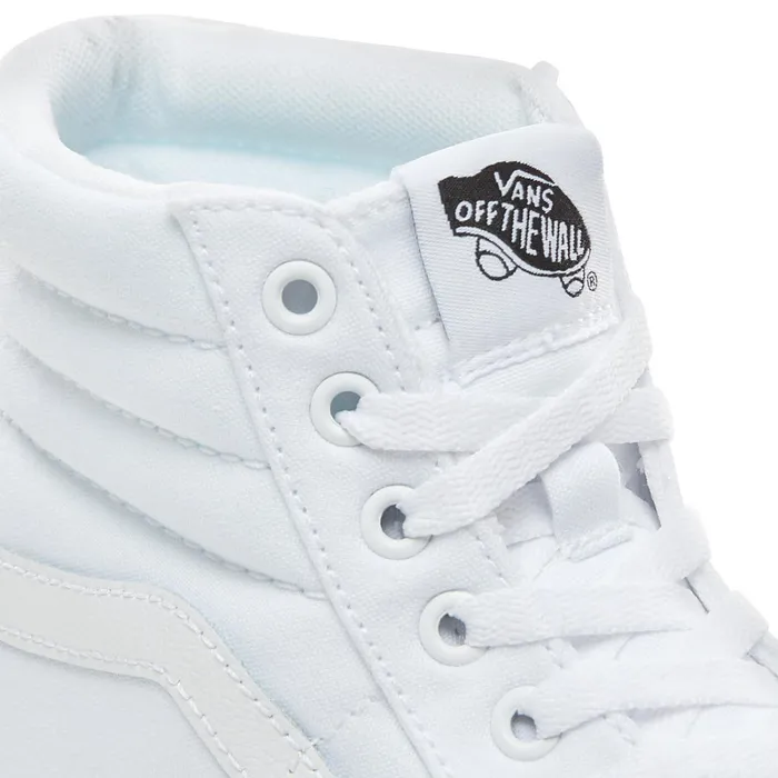 Vans HiTop Shoes Women Classic Comfycush Sk8Hi Shoes White