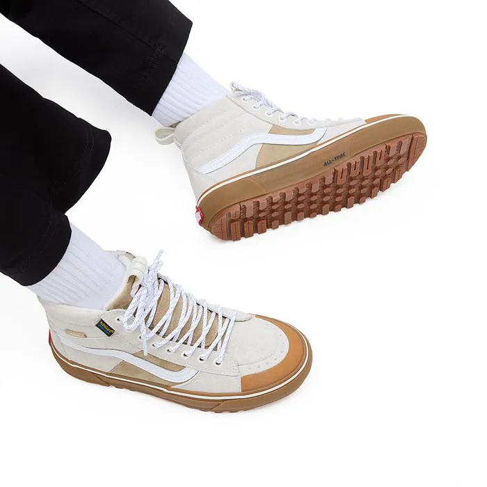 Vans HiTop Shoes Women Sk8Hi MTE2 Shoes Beige