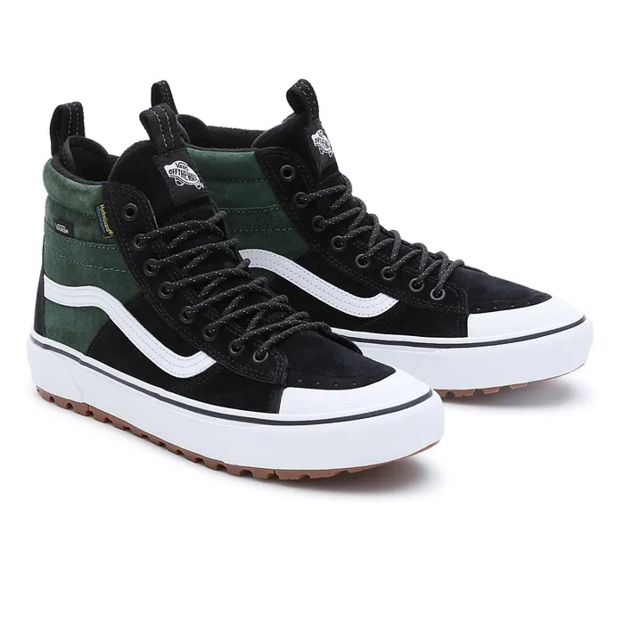 Vans HiTop Shoes Women Sk8Hi MTE2 Shoes Black Green