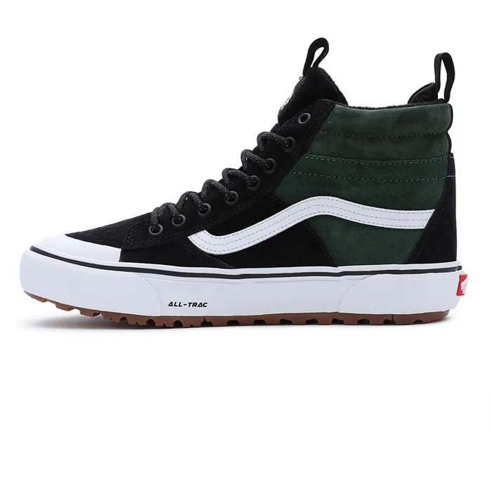 Vans HiTop Shoes Women Sk8Hi MTE2 Shoes Black Green