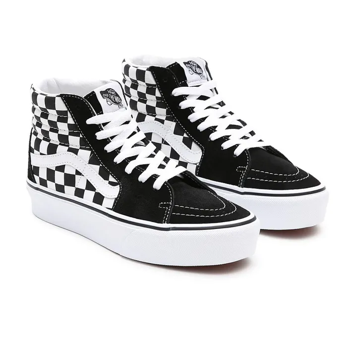 Vans HiTop Shoes Women Sk8Hi Platform 20 Shoes Black White
