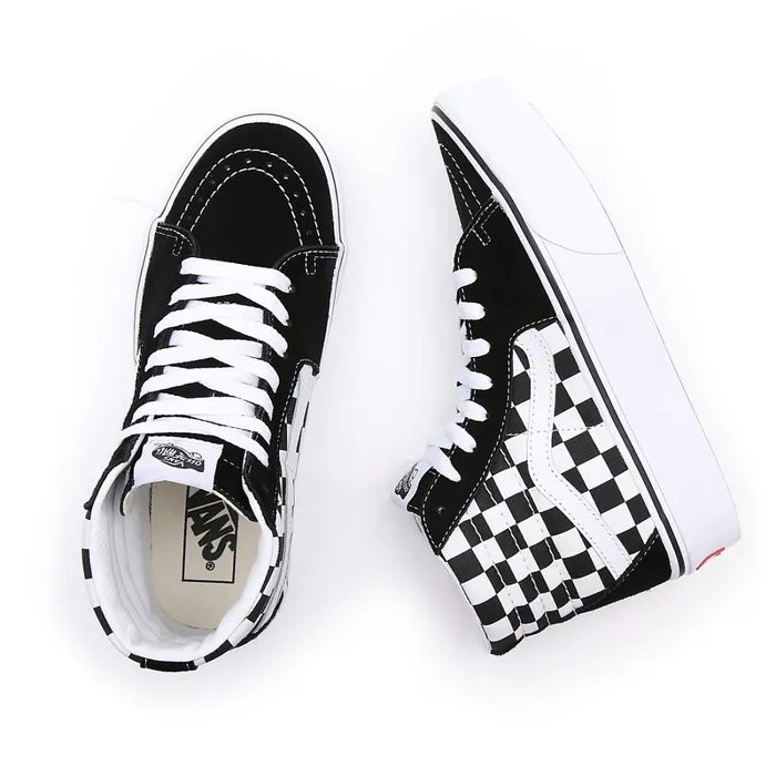 Vans HiTop Shoes Women Sk8Hi Platform 20 Shoes Black White