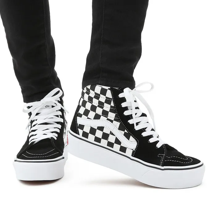 Vans HiTop Shoes Women Sk8Hi Platform 20 Shoes Black White