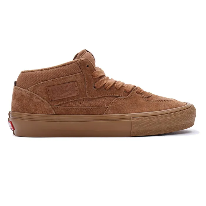 Vans HiTop Shoes Women Skate Half Cab Shoes Brown