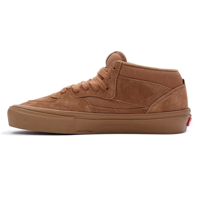 Vans HiTop Shoes Women Skate Half Cab Shoes Brown