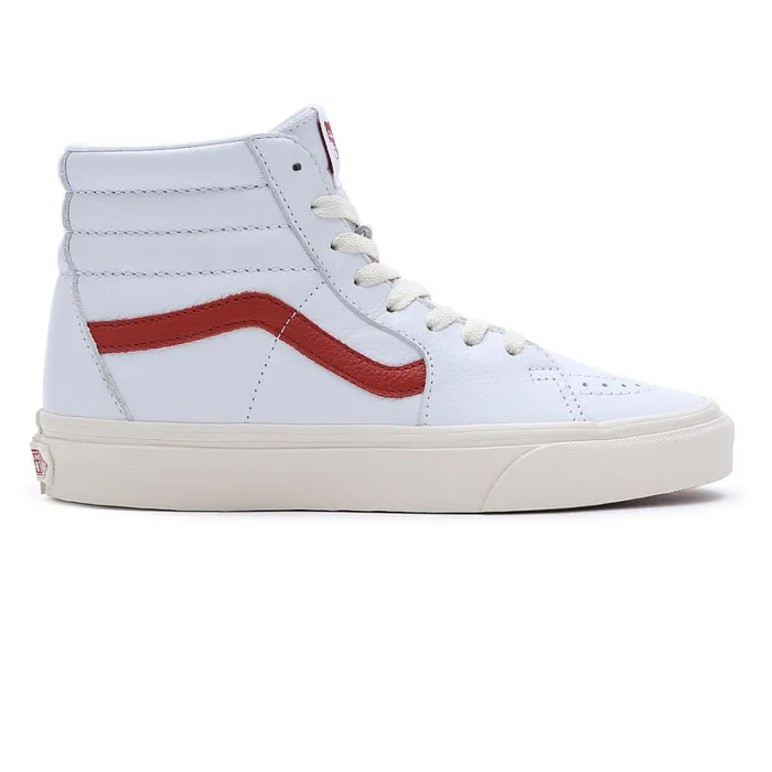 Vans HiTop Shoes Women Vintage Pop Sk8Hi Shoes Red