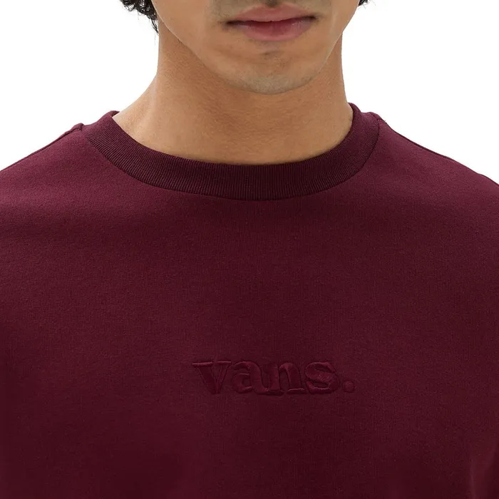 Vans Hoodies and Sweatshirts Men Essential Relaxed Crew Sweatshirt Red