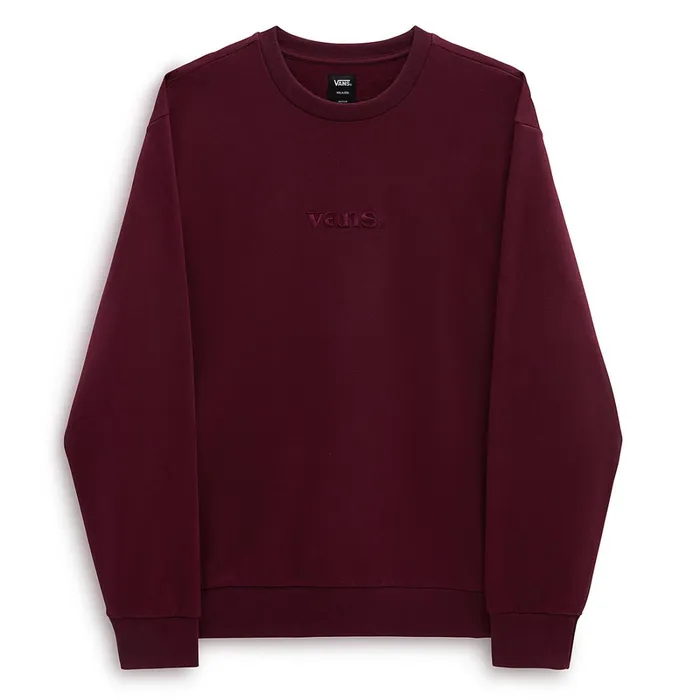 Vans Hoodies and Sweatshirts Men Essential Relaxed Crew Sweatshirt Red