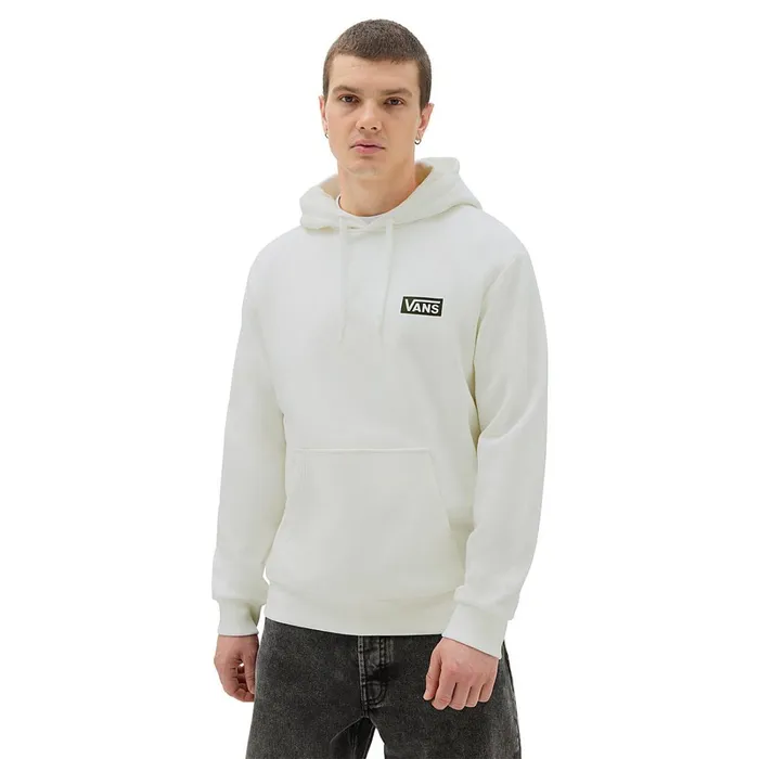 Vans Hoodies and Sweatshirts Men Relaxed Fit Pullover Hoodie White