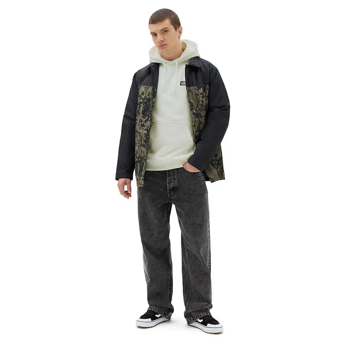 Vans Hoodies and Sweatshirts Men Relaxed Fit Pullover Hoodie White