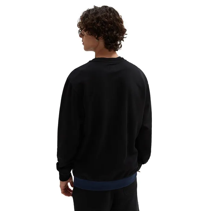 Vans Hoodies and Sweatshirts Men Sidestripe Block Crew Sweatshirt Blue