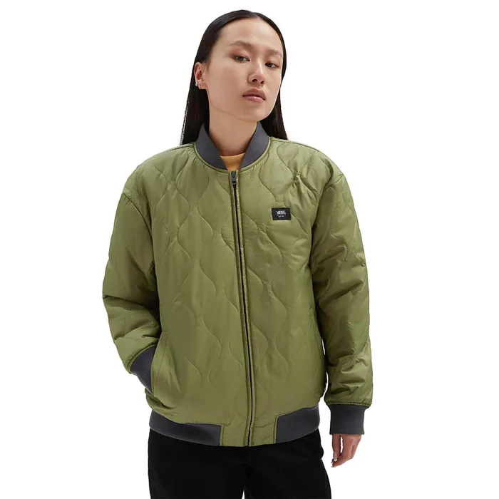 Vans Jackets and Coats Women Pickett Bomber Jacket Green