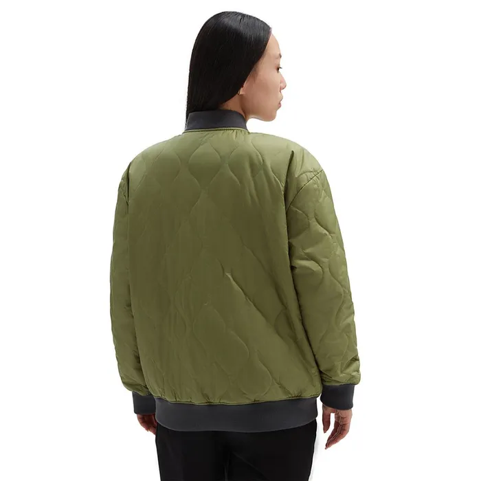 Vans Jackets and Coats Women Pickett Bomber Jacket Green