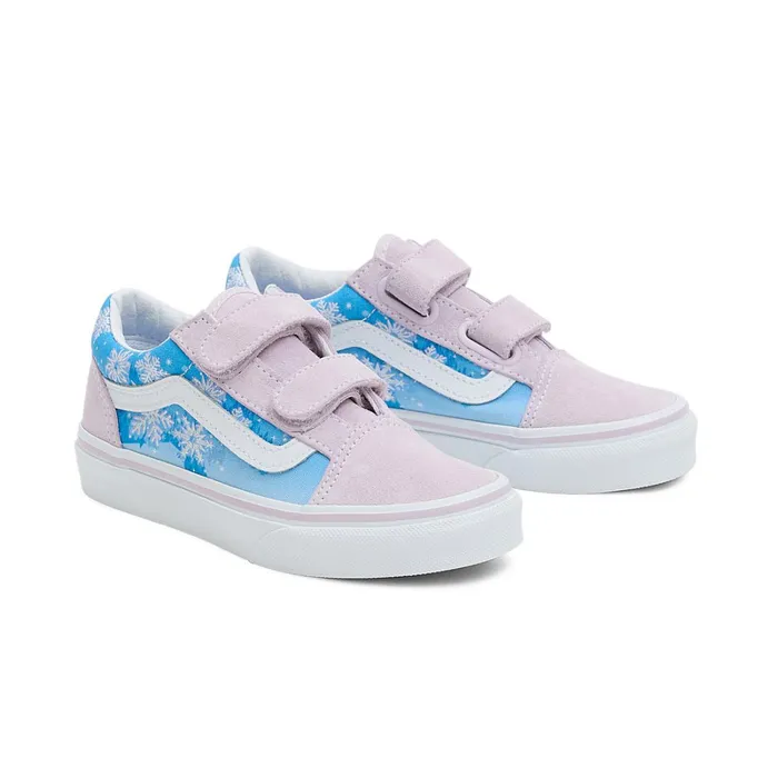 Vans Kids Shoes 48 Years Kids Old Skool Hook And Loop Shoes 48 Years Purple