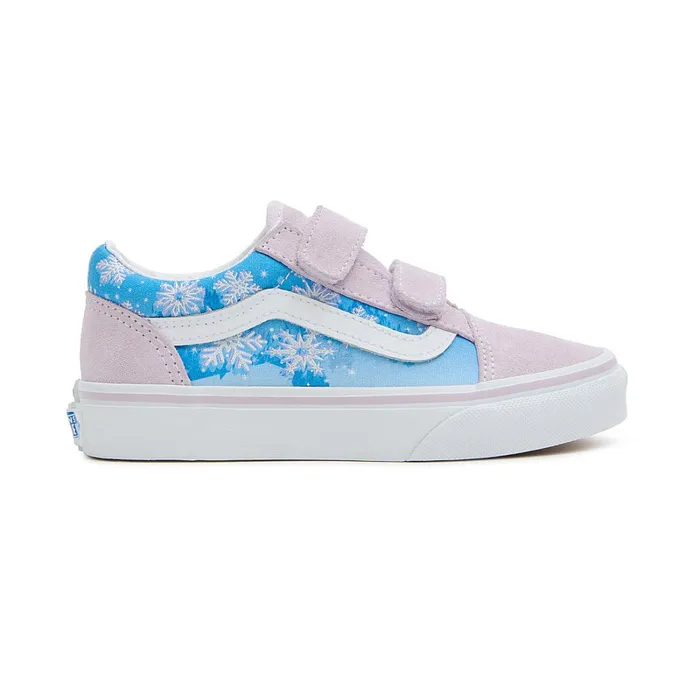 Vans Kids Shoes 48 Years Kids Old Skool Hook And Loop Shoes 48 Years Purple